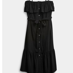 Black Gap Dress - XL - Midi